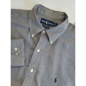 Ralph Lauren yarmouth Houndstooth Cotton Button Size Xlarge business casual‎